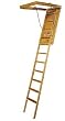Louisville S254P Premium Wood Folding Attic Ladder, 250 lbs rated capacity, 25 1/2" x 54"(opening)