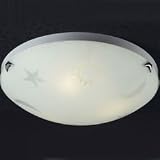 ELK Lighting Satin White Night Sky Ceiling Lighting Flush Mount