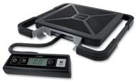 Digital Scale, Portable, USB Shipping, 250lb., BK/SR Qty:2