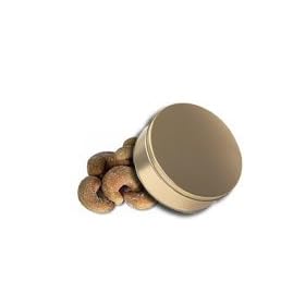 2 lb Extra Large Roasted Cashews Tin - Gold