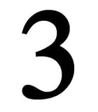 Wrought Iron House Number 3