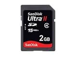 Electronics : SANDISK SD Ultra II 66X 2 GB memory card