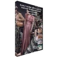 Early to Mid-20th Century Vintage Women's Fashions and Clothing DVD - Fashion Models and Shows, Wedding Dresses, Lingerie, Glamour Modeling and More