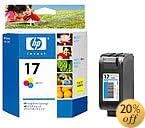 HP �v�����g�J�[�g���b�W hp17 3�F�J���[ C6625AA#003