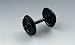 LGB 67401 Plastic Solid Wheel Sets (1 Pair)