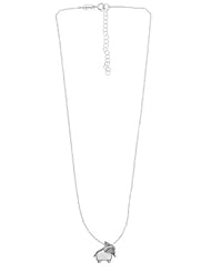 Boma Sterling Silver Origami Elephant Necklace
