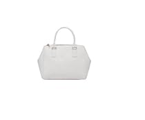 Hot Sale Designer Inspired Ostrich Print Tote - White