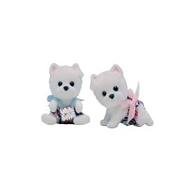 Sylvanian Families West Highland Terrier Twin Babies