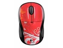 Logitech M305 drahtlos optische Maus (kabelloser Empf&auml;nger USB 2.0) Blush Butterfly
