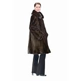 Mink Jacket 3 4 Length Flounced Hem by Jackets
