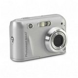 HP PhotoSmart M447 - Digital camera - compact - 5.0 Mpix - optical zoom: 3 x - supported...