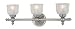 Minka Fordyce Brushed Nickel 3 Light Bath 6533-84