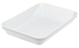 Pillivuyt Stackable Chop Dish 10x 14x 2.25 Inch, White