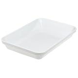 Pillivuyt Stackable Chop Dish 10 by 14 by 2-1 4-Inch, White by Pillivuyt