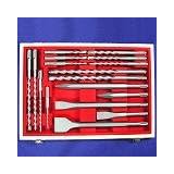 Buy 17 SDS Plus HAMMER DRILL BIT CHISEL Set CONCRETE by Unknown