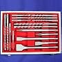 17 SDS Plus HAMMER DRILL BIT CHISEL Set CONCRETE