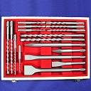 Click here to buy 17 SDS Plus HAMMER DRILL BIT CHISEL Set CONCRETE by Anytime Tools.