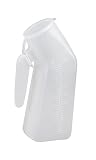 Duro-Med Non-Autoclavable Male Urinal with Cover (Pack of 2)