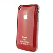 Red Hard Back Case/Cover for Apple iPhone 3G/3GS UK by icons and idols
