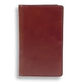 Day-Timer Compact Western Coach Cowhide Open Wallet - Dark Tan