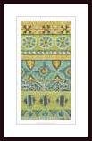 21JDdNIPycL. SL160  Eastern Embroidery I by Chariklia Zarris 14.00X26.00 Framed with Black Wood Frame