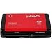 Electronics : takeMS SDHC MultiCard Flash Memory Card Reader , Writer , USB 2.0  , 64-in-1 RED