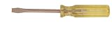 Ampco Safety Tools S-39 Standard Screwdriver, Non-Sparking, Non-Magnetic, Corrosion Resistant, 1/4 x