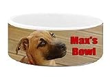 Custom Photo Dog Bowl - Create a Personalized Dog Dish for your Best Friend w/Your Favorite Photo - Dog Food Dish is 3" x 7.375"
