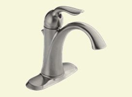 DELTA Lahara Centerset Lavatory Faucet STAINLESS