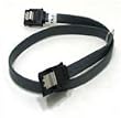 10" Serial ATA Cable w/Latch Black.