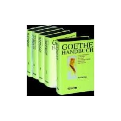 Goethe-Handbuch, 4 Bde. in 5 Tl.-Bdn. u. Reg.-Bd.