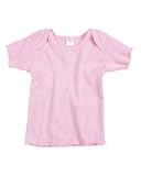 Cotton Infant 1 X 1 Rib Lap Shoulder T-Shirt
