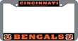 Cincinnati Bengals Chrome License Plate Frame - SET OF 6 - Sports Merchandise