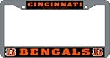 Cincinnati Bengals Chrome License Plate Frame