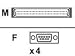 Dantz Dev. 4PORT DB9F RS422 CABLE ( 76000002 )