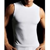 Alfani Basic, Jersey Muscle Shirts, White, Small (34-36) Pack of 3