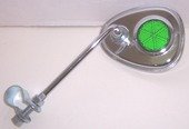Teardrop Mirror Green Reflector Cruiser Bike Bicycle