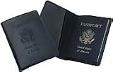 Leather Passport Case Black (SAM31201)