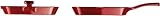 from Cuisinart Cuisinart Enamelled Cast Iron Square Grill Pan, Admiral Red, 23cm Model CI3023CRU