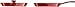 from Cuisinart Cuisinart Enamelled Cast Iron Square Grill Pan, Admiral Red, 23cm Model CI3023CRU