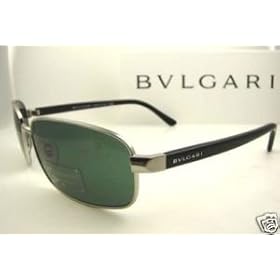 Authentic BVLGARI Silver Aviator Sunglasses 5003 - 102/71 *NEW*