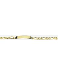 6mm 14k Hand Made Link ID Bracelet 9"