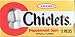 Adams Classic Peppermint Chicklets Gum 20 Boxes