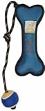 Vo-Toys Ballistic Nylon Throw Me a Bone 9 in Dog Toy Assorted Colors