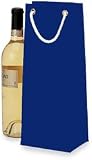 Blank Wine Tote Bags - Craft & Promotion - Toppers - Navy Blue