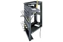 18" Deep Swing Gate Rack, 12 Rack Spaces, # Rack Spaces: 12