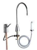 Tools & Hardware : Chicago Faucets 2304-CP Kitchen Sink Faucet with Single Control, Polished Chrome