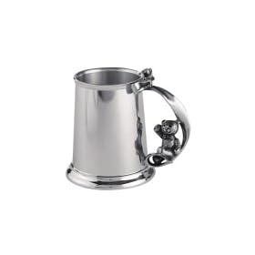 Royal Selangor Christening Gift. Teddy Bears Picnic Christening Mug