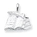 Sterling Silver Books with Quill Charm