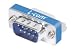 Slimline Socket Saver, DB9 Male / Female